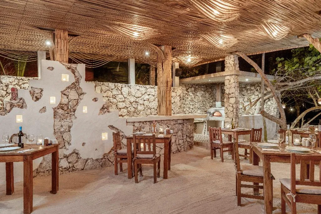 Restaurant, Hotel Dos Ceibas Eco Retreat Tulum, Cancun Area