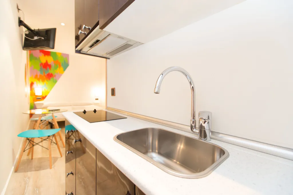 STUDIO CAPACITY 2 Room, AinB Las Ramblas-Colón Apartments, Barcelona
