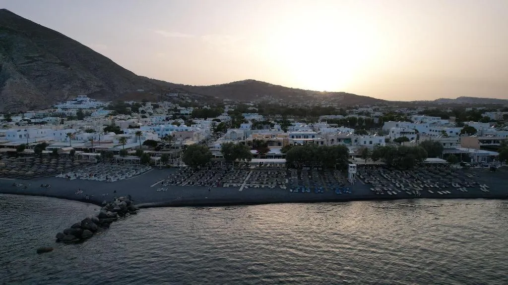 General view, Nostos Beach, Santorini