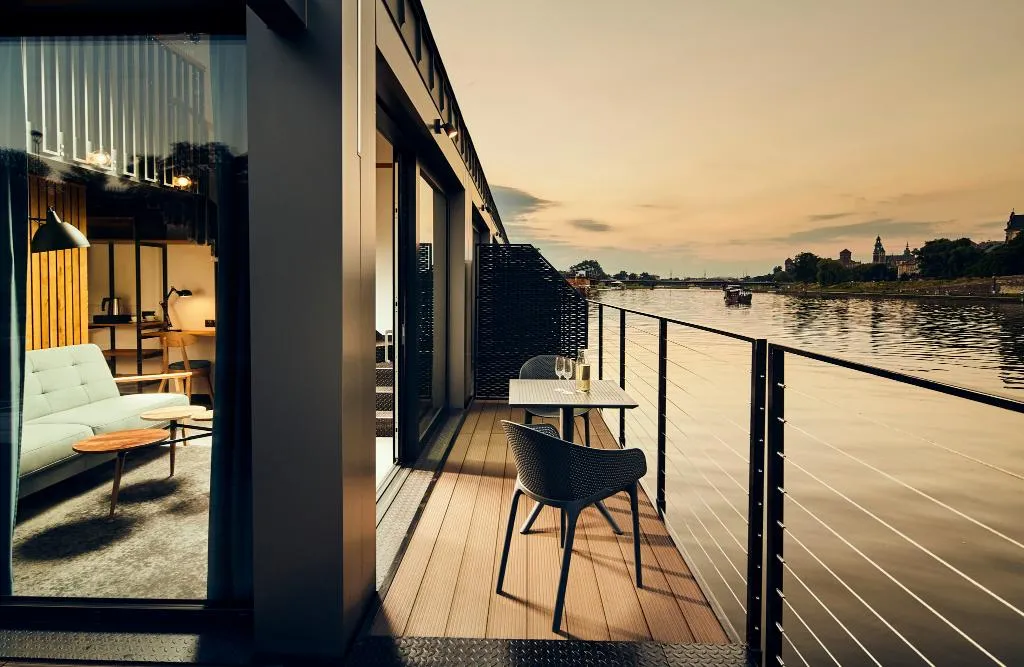 Terrace, New Port Hotel, Krakow