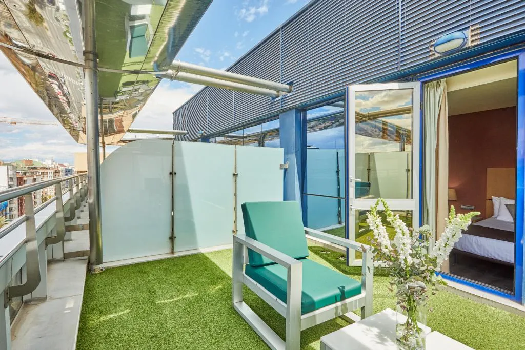 DOUBLE WITH TERRACE Room, Silken Puerta Valencia, Valencia