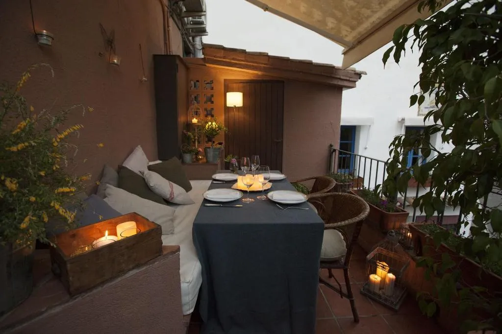 Terrace, Hostal De La Plaça, Barcelona