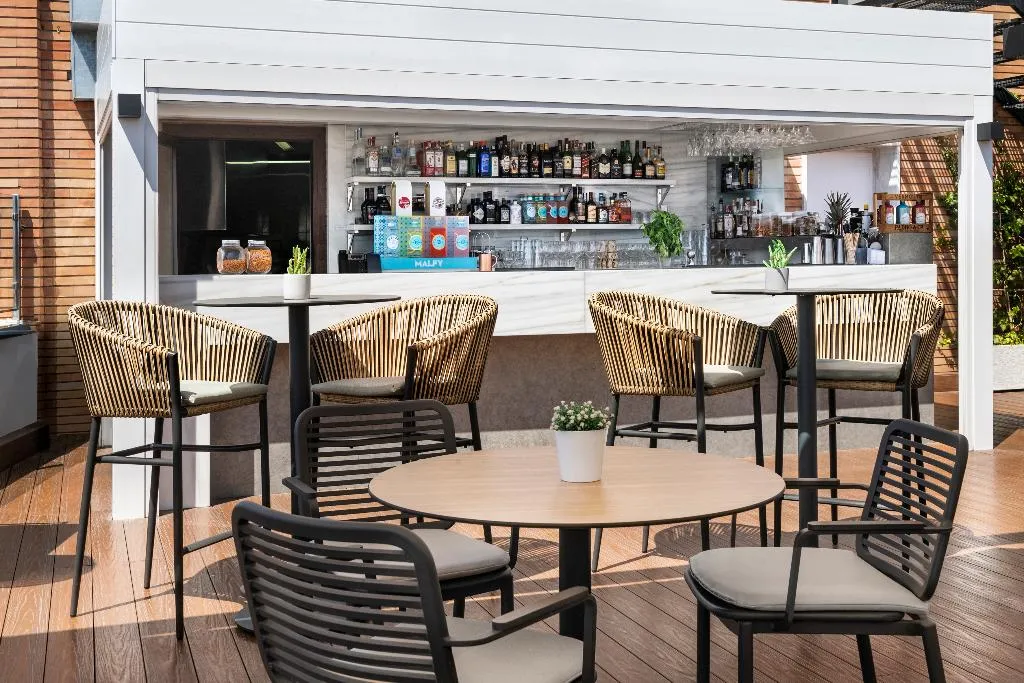 Terrace, Salles Hotel Malaga Centro, Costa Del Sol