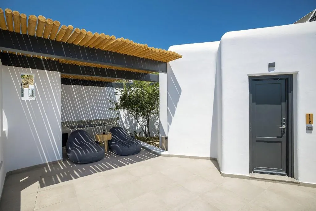 Terrace, Tropicana Hotel, Mykonos