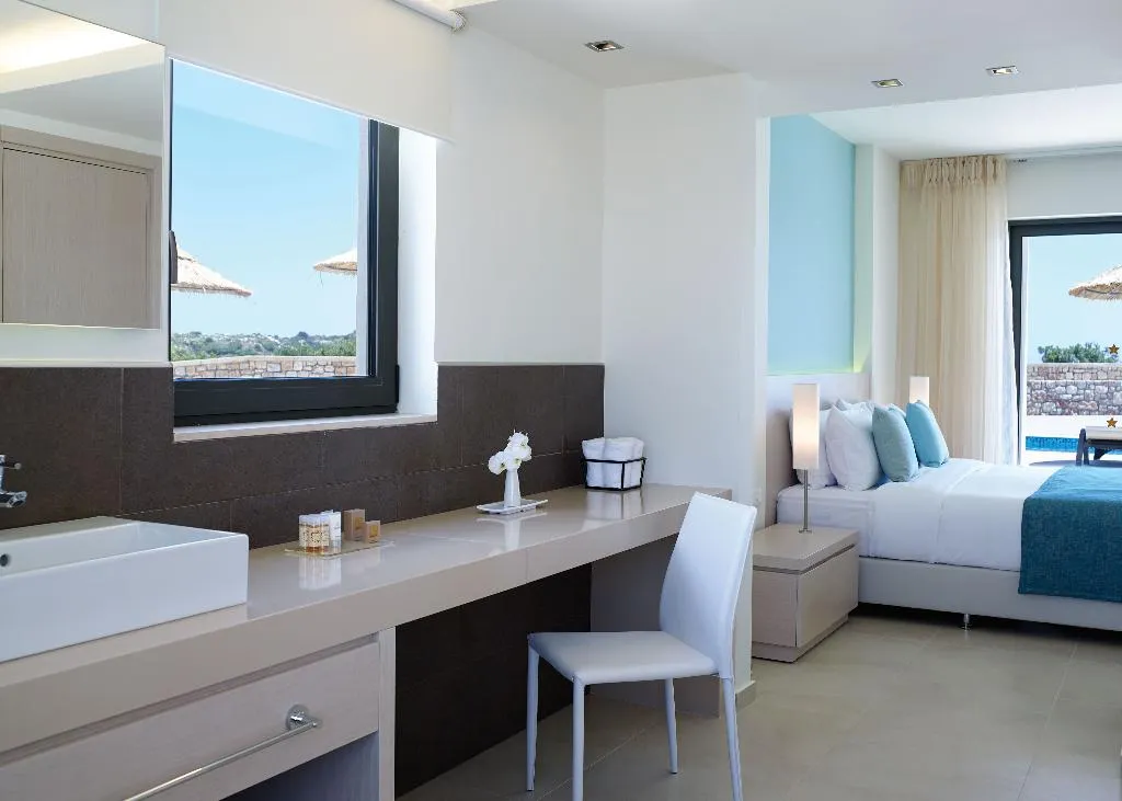 SUITE POOL VIEW TWO BEDROOMS Room, Atlantica Plimmiri, Rhodes