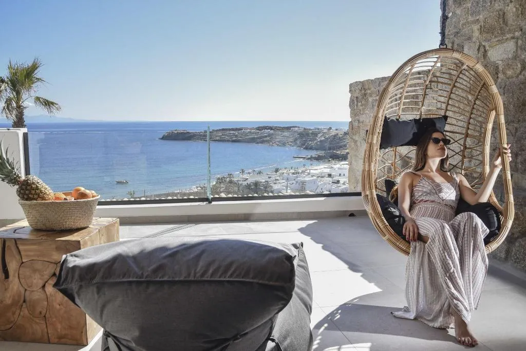 Room, Tropicana Hotel, Mykonos