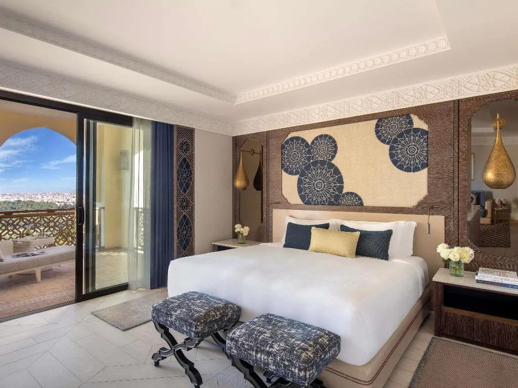 JUNIOR SUITE KING SIZE BED Room, Fairmont Tazi Palace Tangier, Tangier