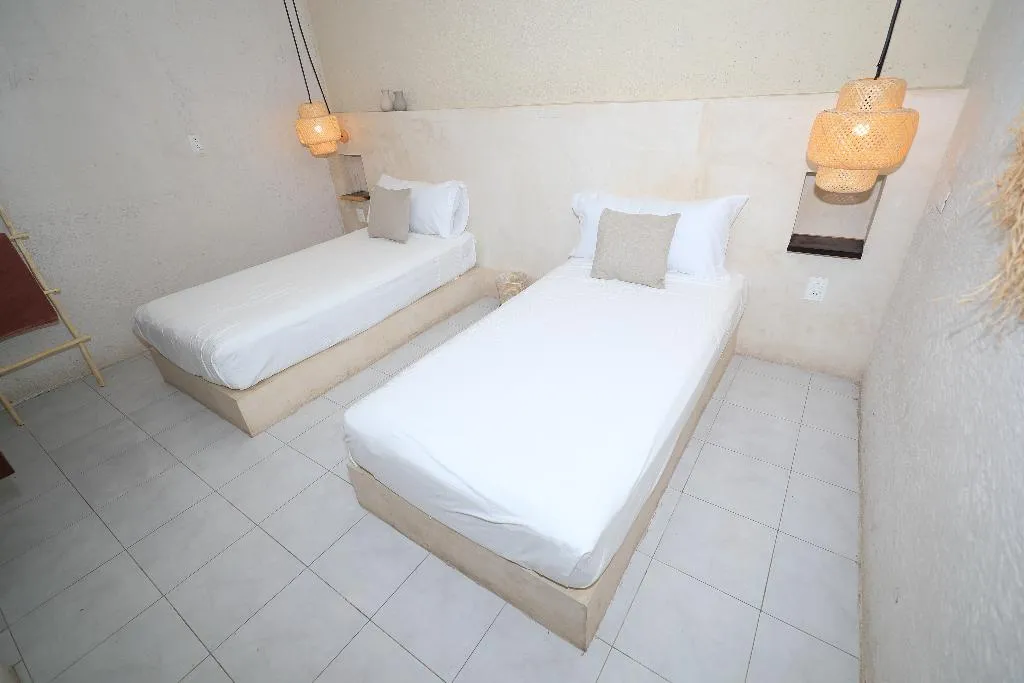 TWIN BASIC Room, Hotel Noah & Bistro Tulum, Cancun Area
