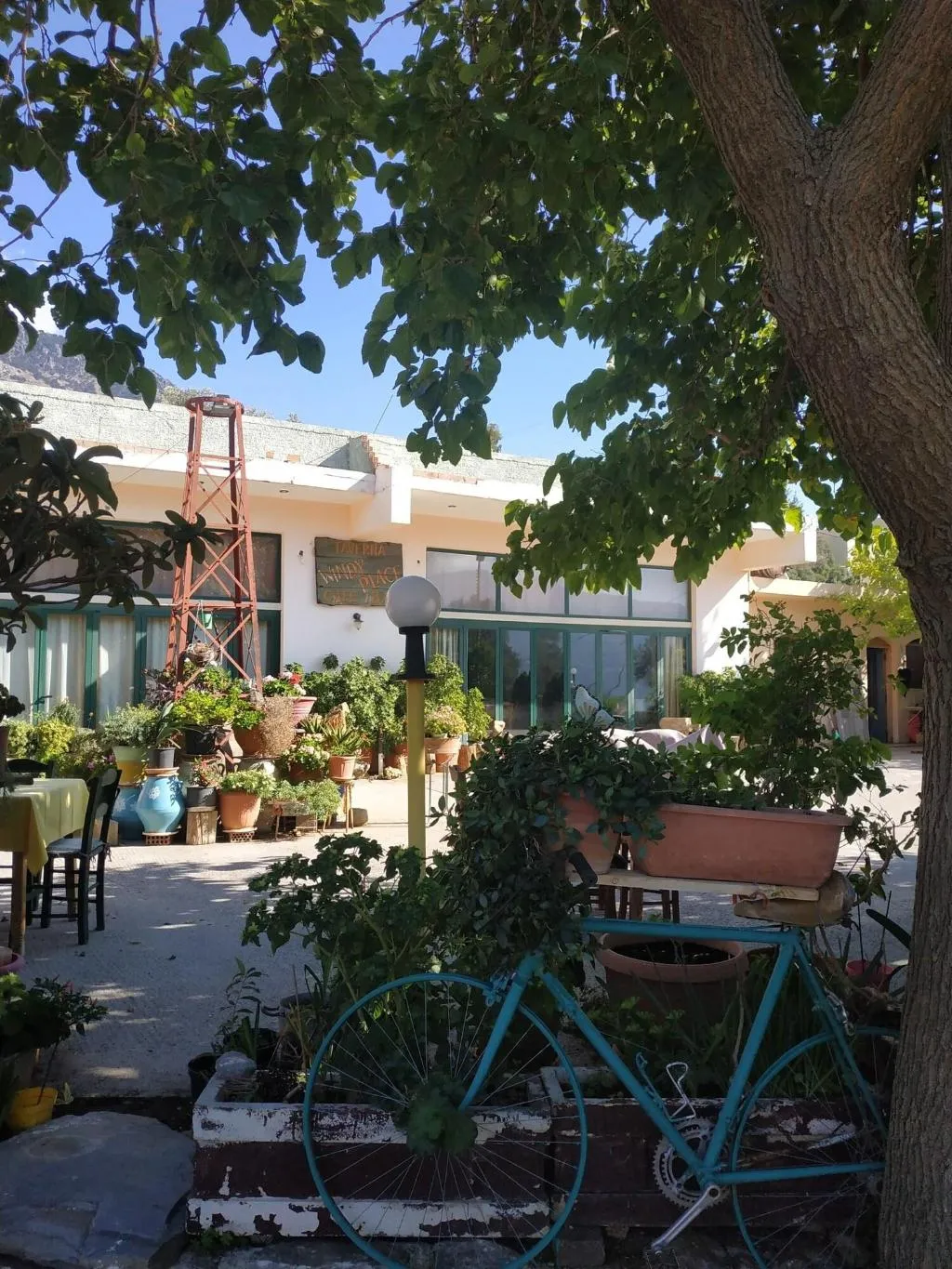 Restaurant, Windy Place, Crete