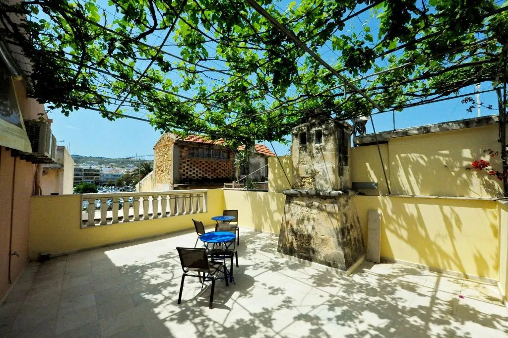 Terrace, Byzantine Hotel, Crete
