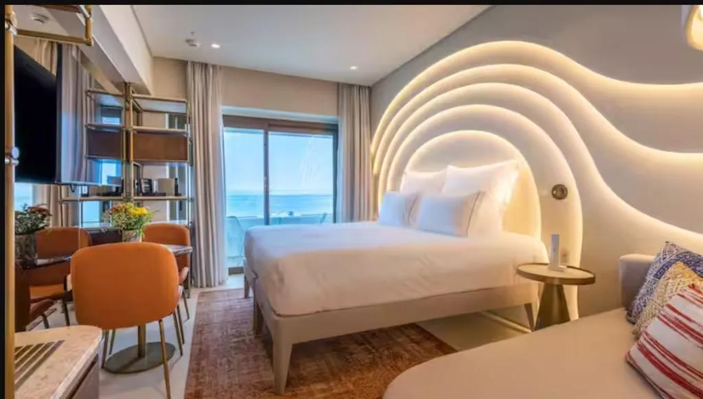 DOUBLE DELUXE SEA VIEW Room, Isla Brown Corinthia Resort & Spa, Curio Collect, Athens