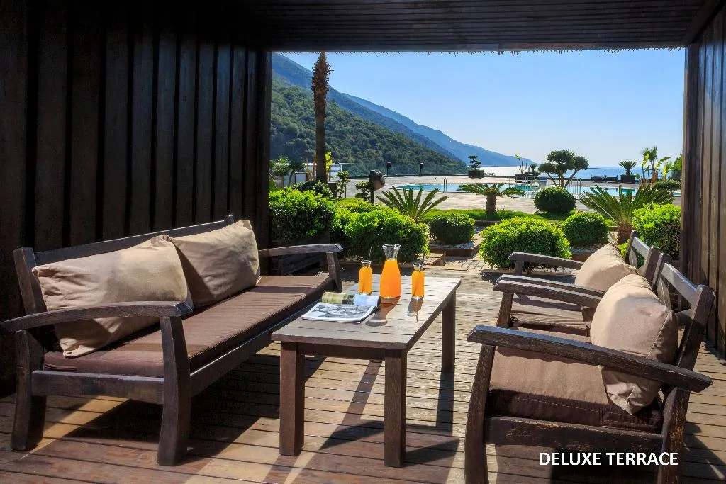 DOUBLE DELUXE WITH TERRACE Room, Manaspark Deluxe Hotel Oludeniz, Dalaman