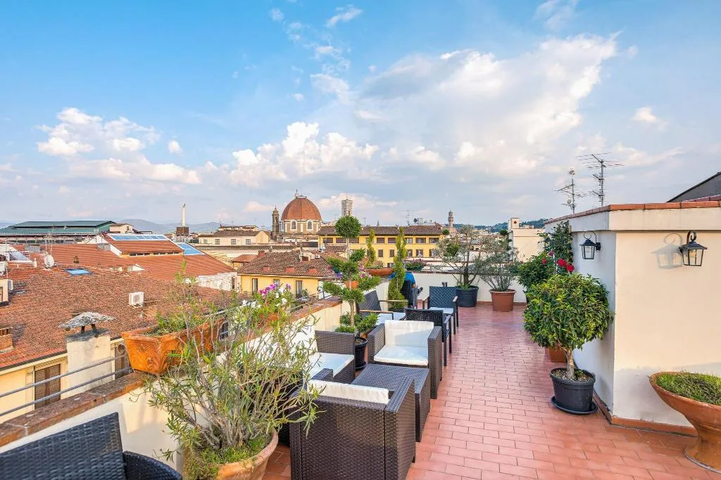Terrace, Annabella Hotel Roof Terrace, Florence