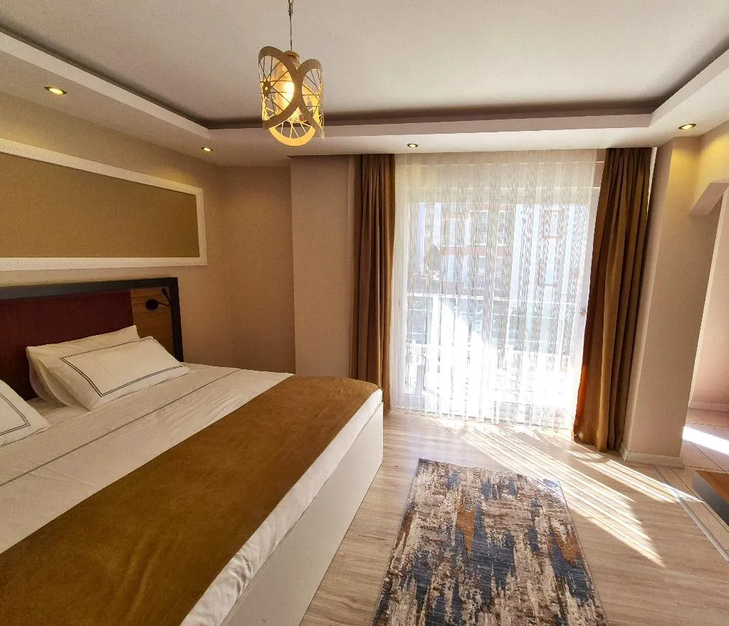 DOUBLE WITH BALCONY Room, Toprak Apart Otel, Antalya