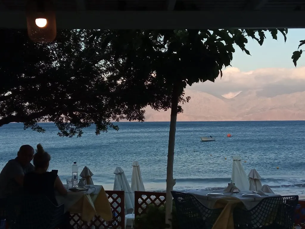 Restaurant, Faedra Beach, Crete