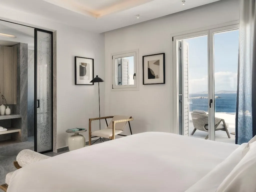 DOUBLE SEA VIEW Room, Deos Mykonos - A Myconian Collection Hotel, Mykonos