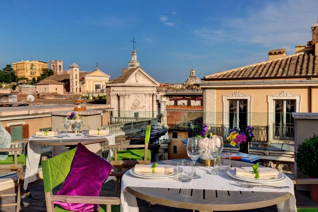 Restaurant, Singer Palace Hotel, Rome