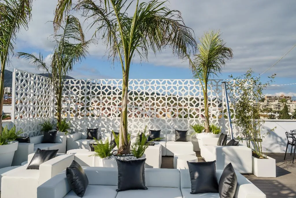 Terrace, Costa Del Sol Torremolinos Hotel, Costa Del Sol