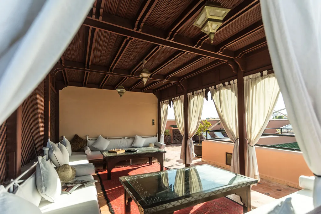 Terrace, Riad Nasreen, Marrakech