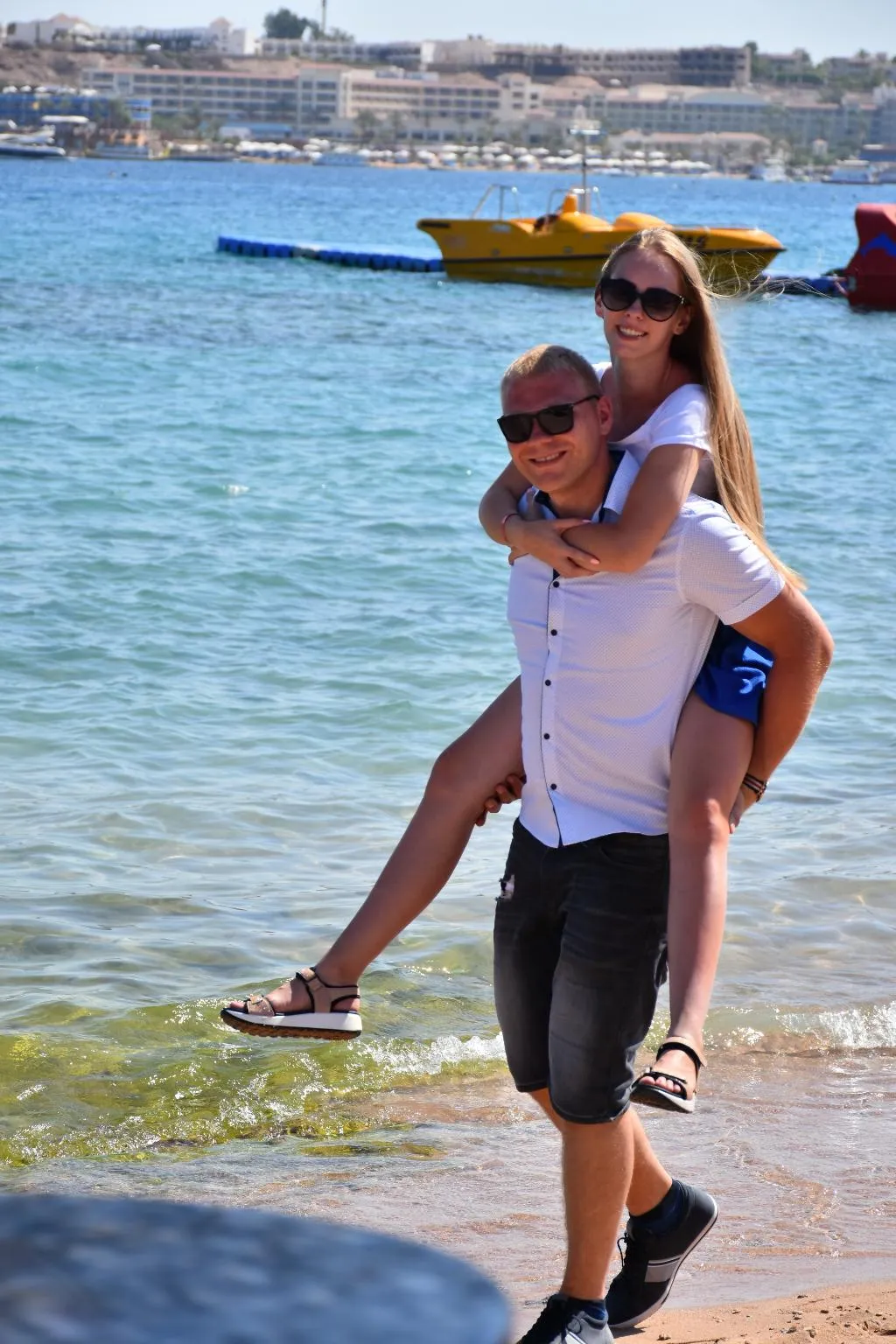Beach, Gafy Resort Aqua Park, Red Sea Riviera