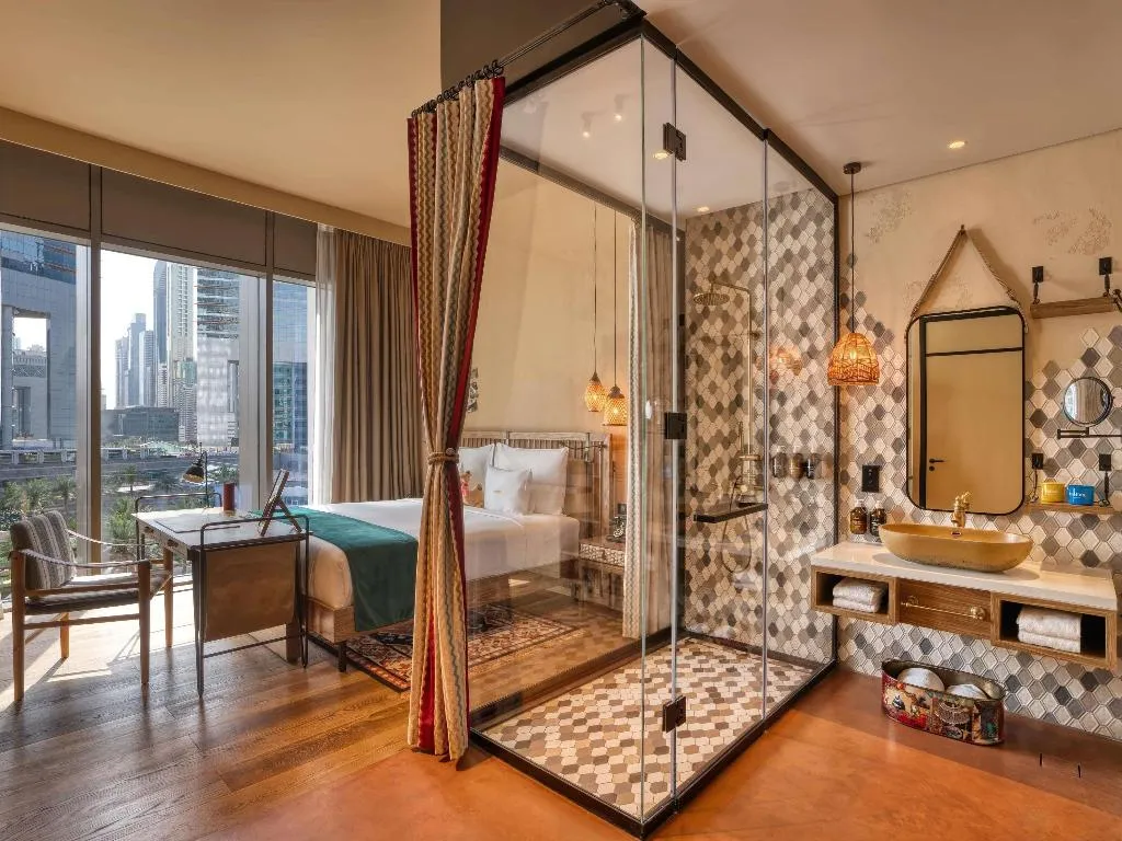 DOUBLE KING SIZE BED Room, 25hours Hotel Dubai One Central, Dubai