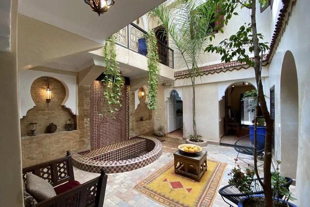 General view, Riad Of The Storks, Marrakech