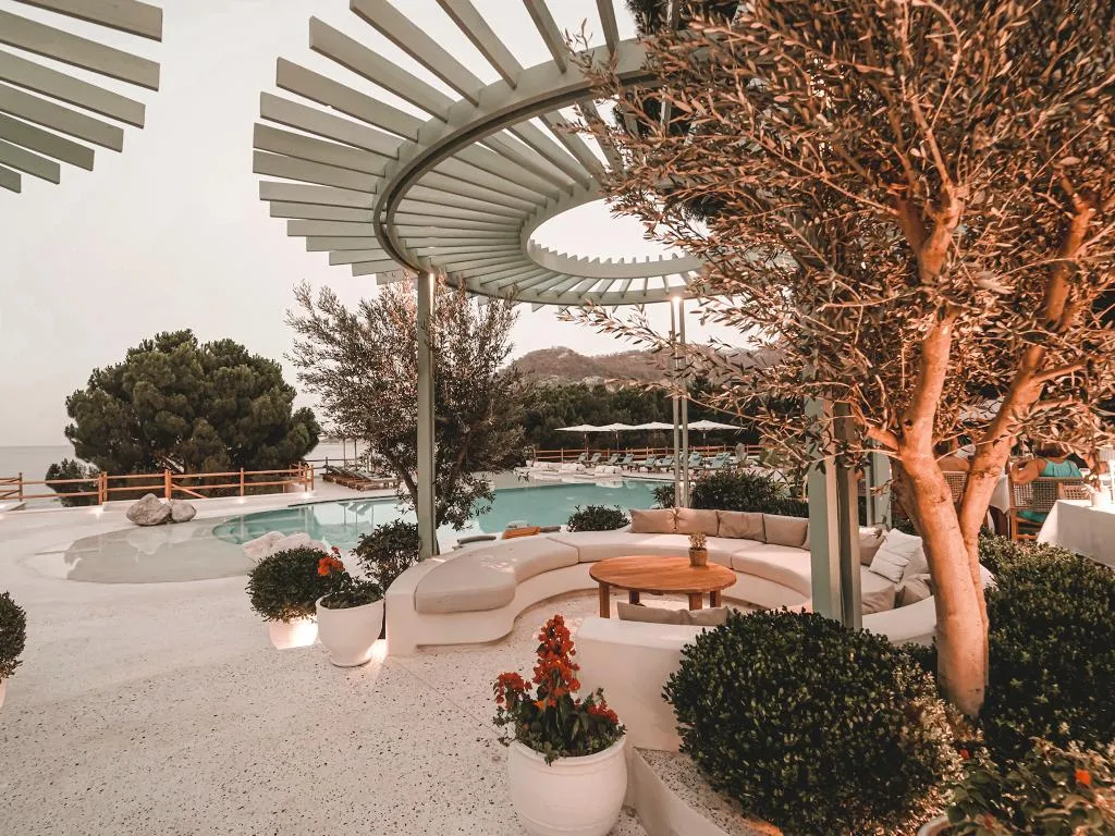 Terrace, Perios Beach House - Adults Only, Dalaman