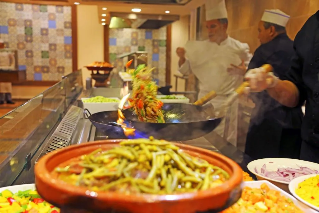 Restaurant, Rose Aqua Park Hotel, Marrakech