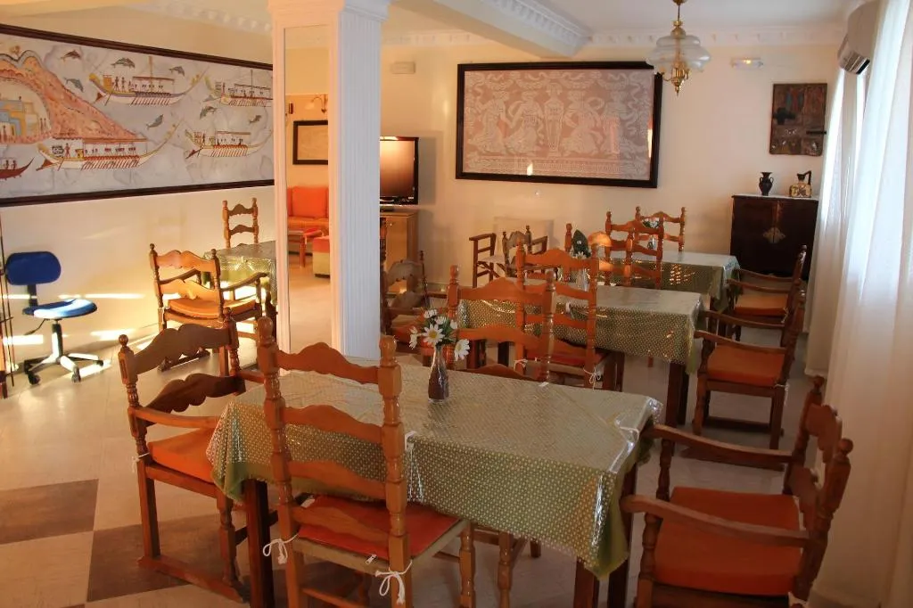 Restaurant, Pension Atlas, Santorini