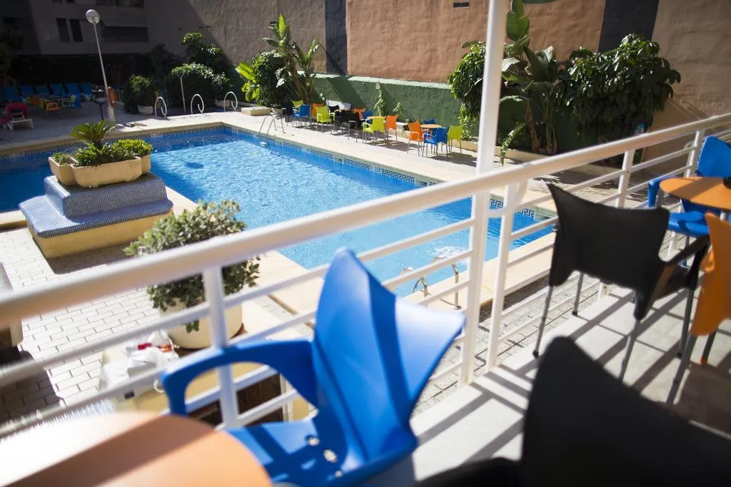 Terrace, Hotel Port Vista Oro, Costa Blanca