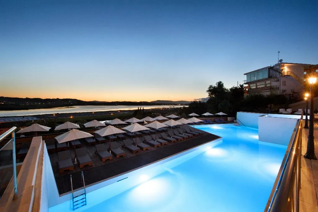 Pool, The Royal Grand Hotel, Corfu