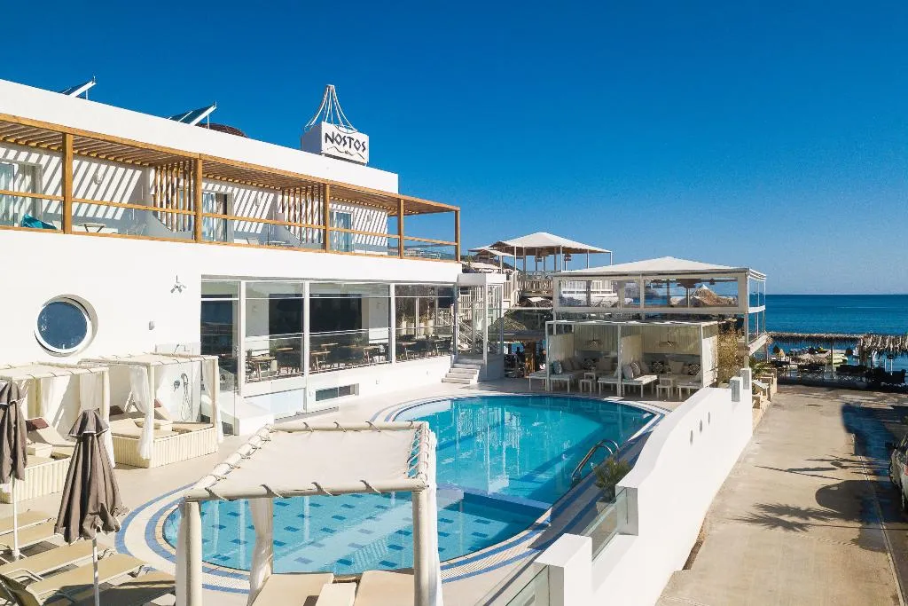 Pool, Nostos Beach Boutique Hotel, Crete