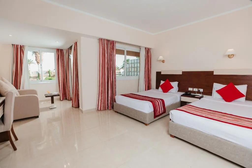 DOUBLE SIDE SEA VIEW WITH BALCONY Room, Golden Beach Resort, Red Sea Riviera