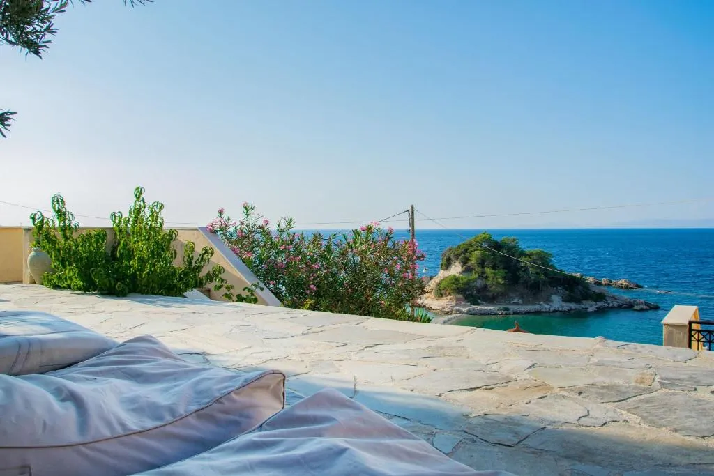 Terrace, Sunrise Beach, Samos