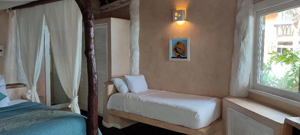 SUITE OCEAN FRONT Room, Villa Las Estrellas Tulum - located at party zone, Cancun Area