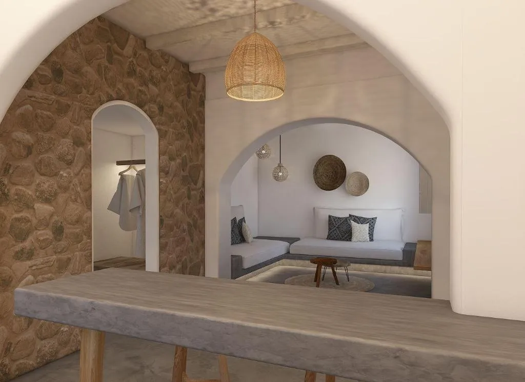 Room, Makris Beach Hotel, Santorini