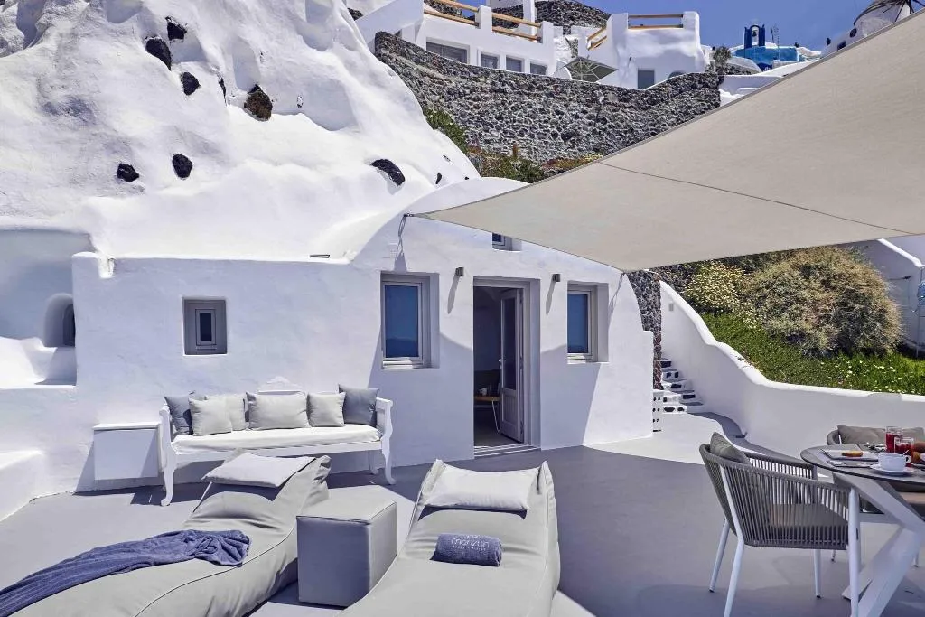 Terrace, Marizan Caves & Villas, Santorini, Santorini