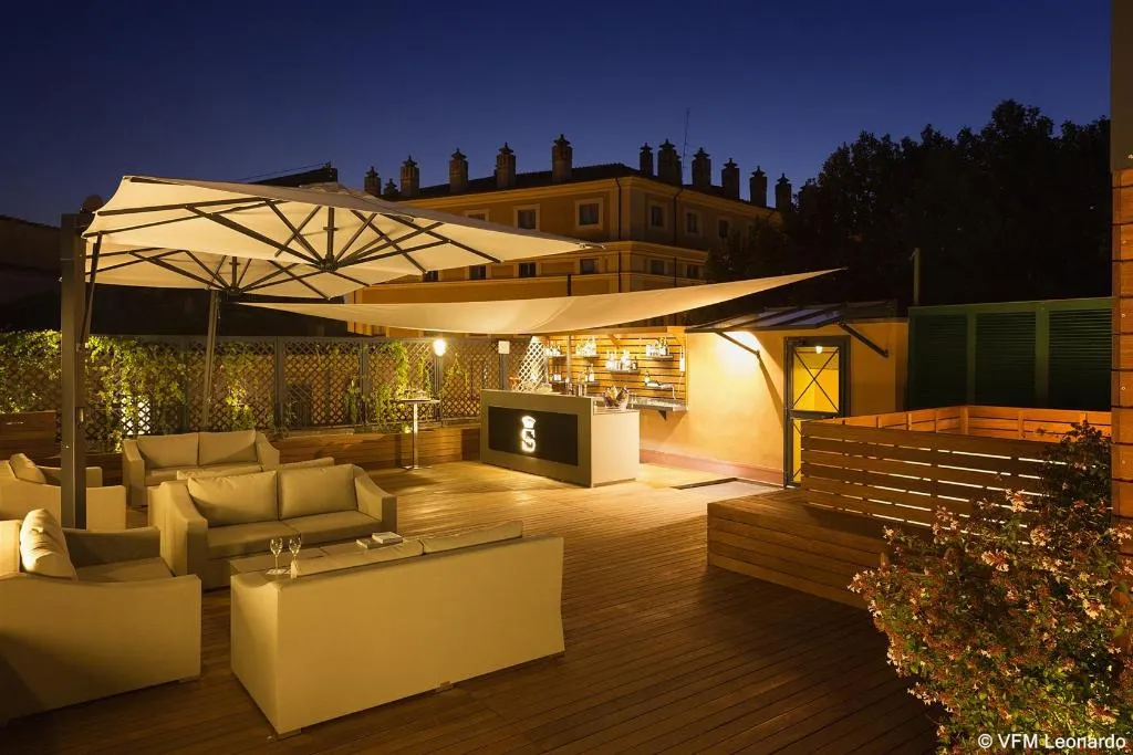 Terrace, Villa Spalletti Trivelli, Rome