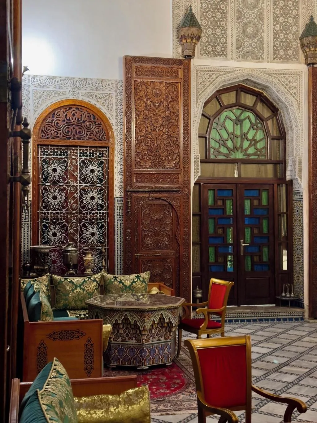 General view, Riad Damia, Fez