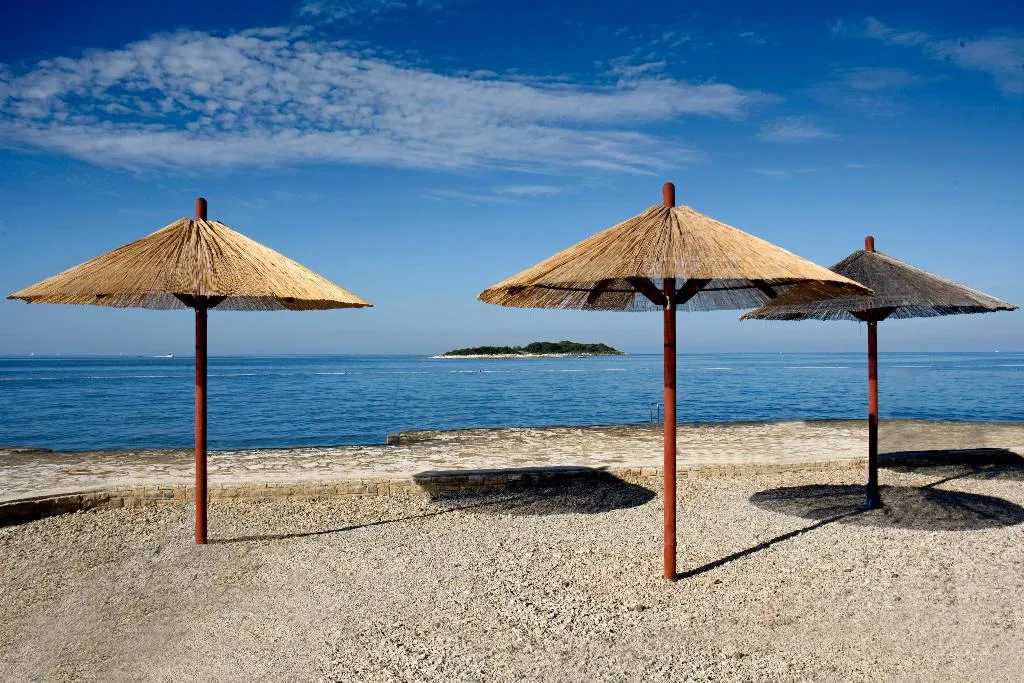 Beach, Hotel Delfin Plava Laguna, Istria