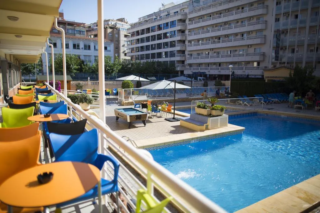 Terrace, Hotel Port Vista Oro, Costa Blanca