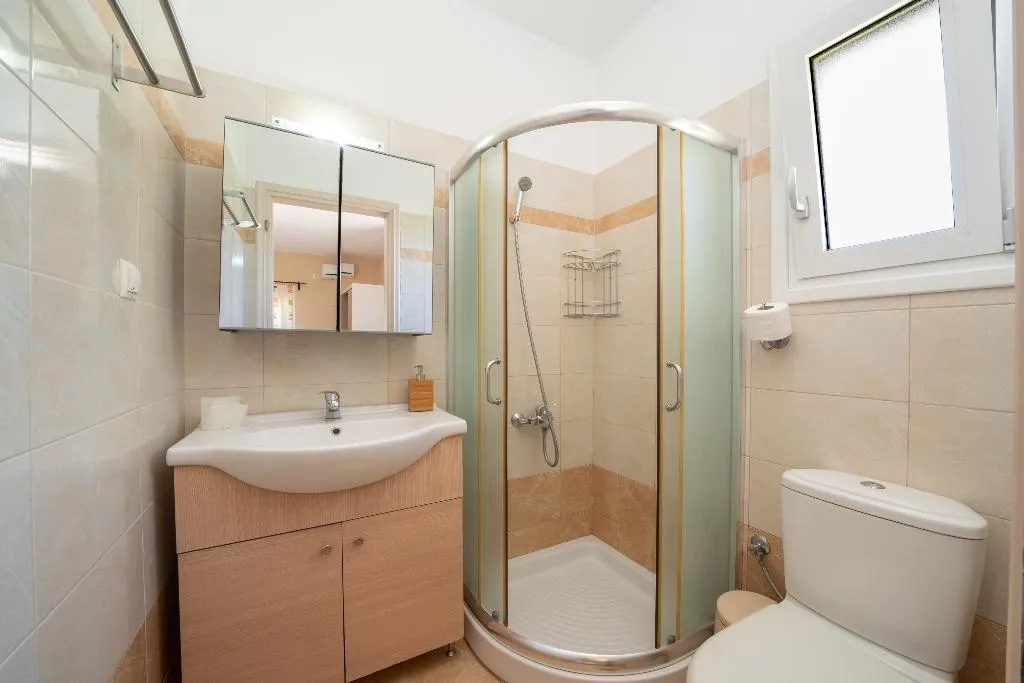 STUDIO ONE BEDROOM ONE BATHROOM Room, Aggelina's Apartments, Kefallinia