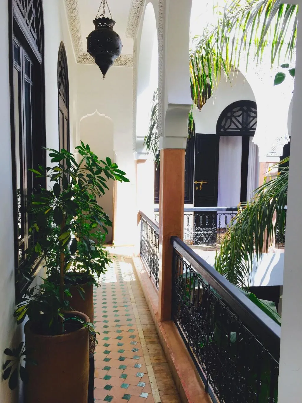 Lobby, Riad Tawargit, Marrakech