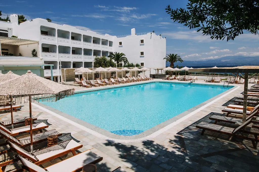 Pool, Brown Beach Chalkida Resort, Athens