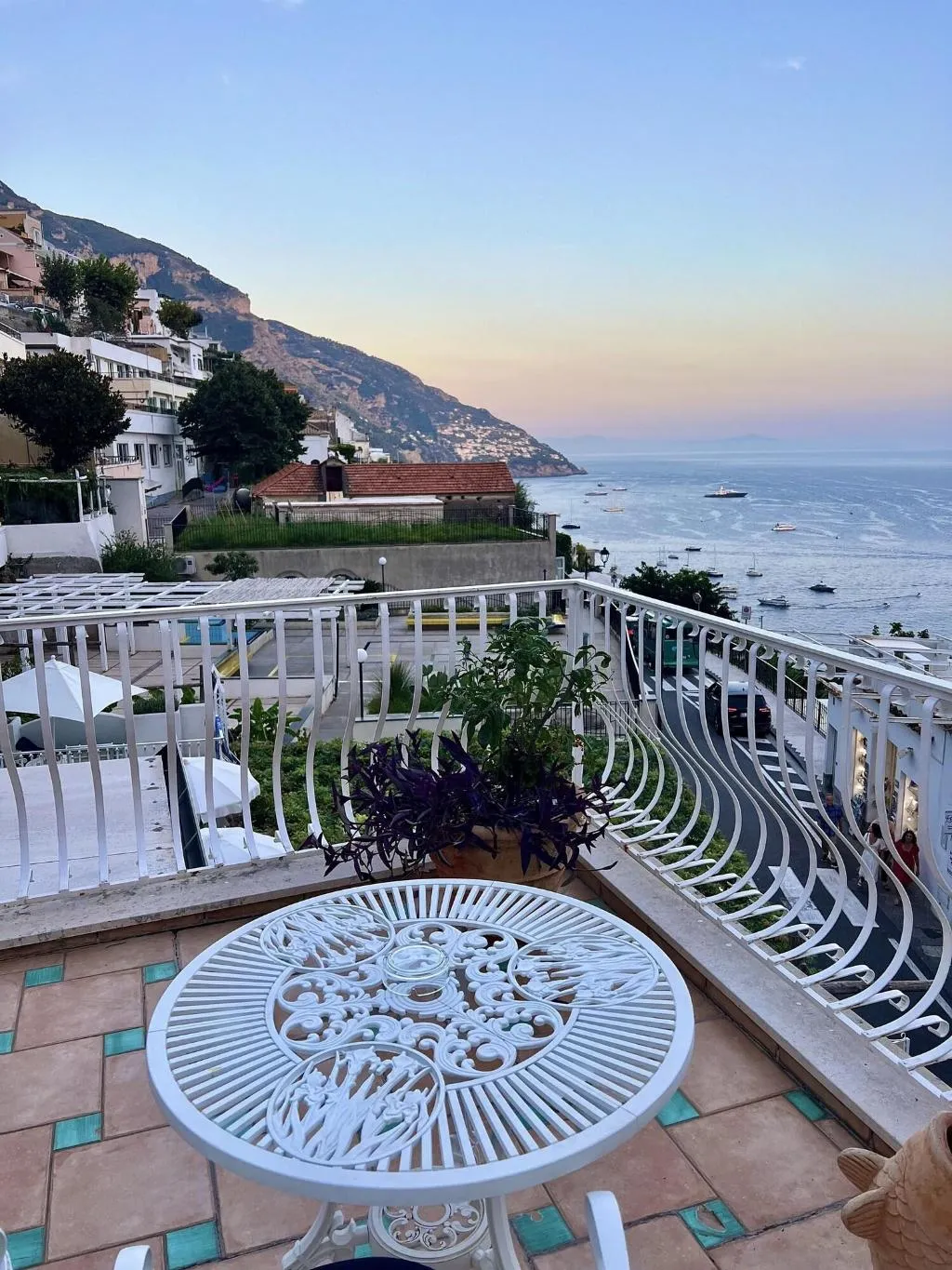 Terrace, Hotel Villa Delle Palme, Naples