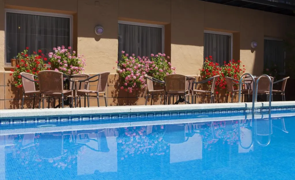 Terrace, Hotel Mar de Tossa, Costa Brava
