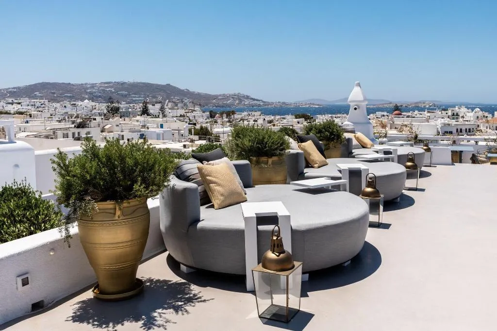 Terrace, The Townhouse Mykonos, Mykonos