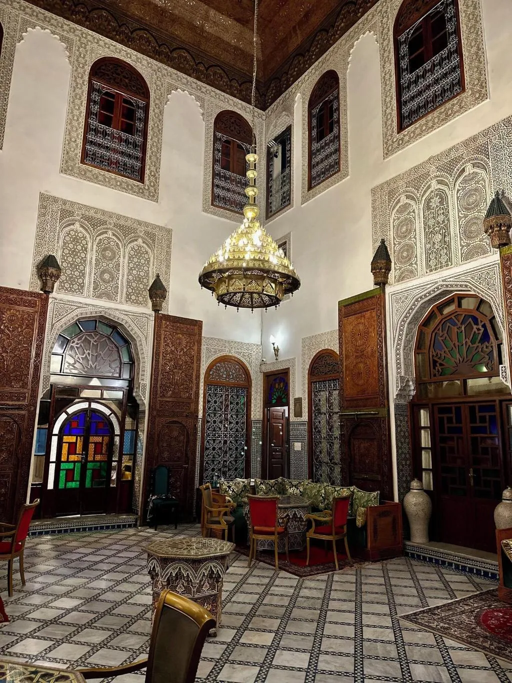 General view, Riad Damia, Fez
