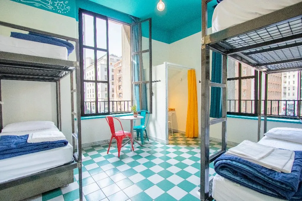 Bed in dormitory WITH SHARED BATHROOM Room, Ostello Bello Napoli, Naples