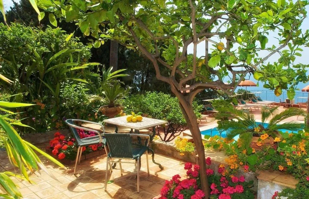 Terrace, Villa Belvedere, Taormina